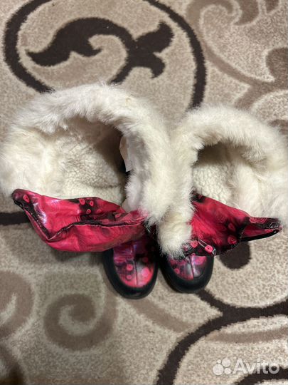 Сапоги зимние детские 35