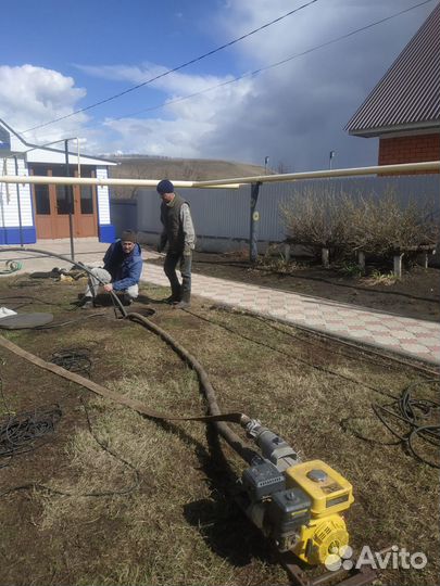 Чистка скважины, застрял насос