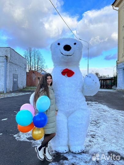 Белый мишка поздравление,Чебурашка,Панда