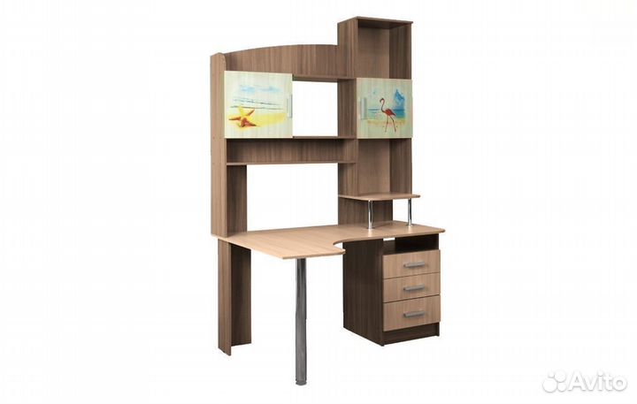 Стол компьютерный №3 ясень шимо новый