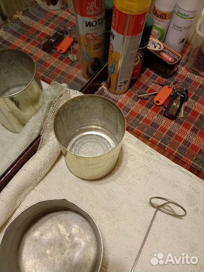 Посуда металлическая б/у