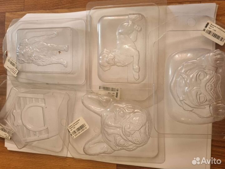 Форма пластиковая для мыла шоколада льда