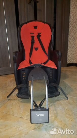 Детское велокресло hamax smiley