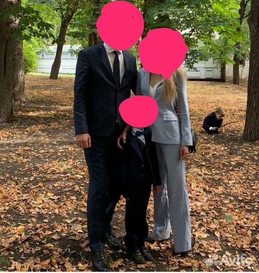 Школьный костюм для мальчика 116 синий