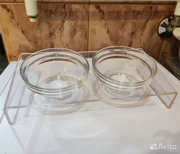 Набор для кошек, миски на подставае