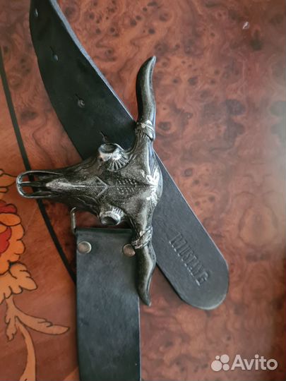 Мужской кожаный ремень Mustang