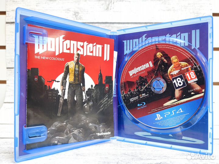 Wolfenstein 2 II The New Colossus (PS4) Б/У