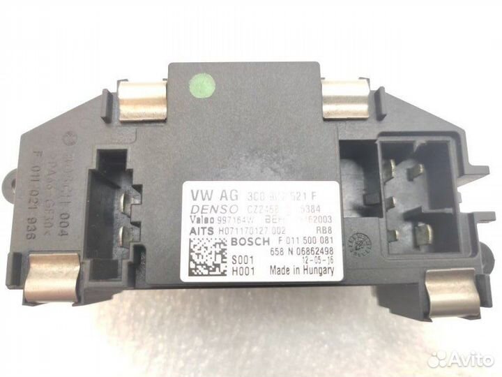 Резистор печки Volkswagen Passat B7 1.4 TSI CAX