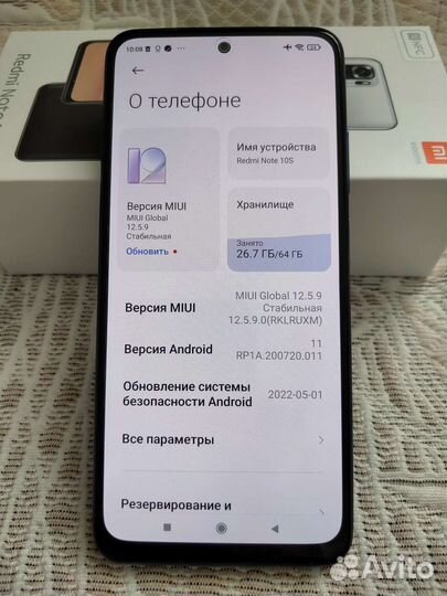 Xiaomi redmi note 10s 6 64gb