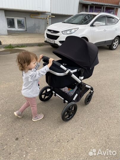 Коляска bugaboo fox с двумя капами
