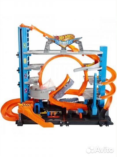 Hot wheels трек парковка