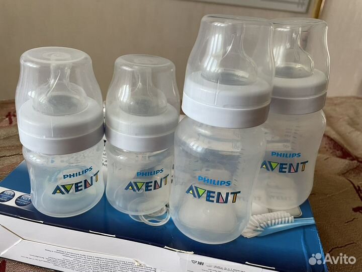 Бутылочки для кормления avent