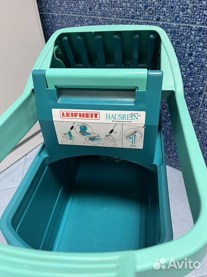 Leifheit ведро с отжимом на колесах