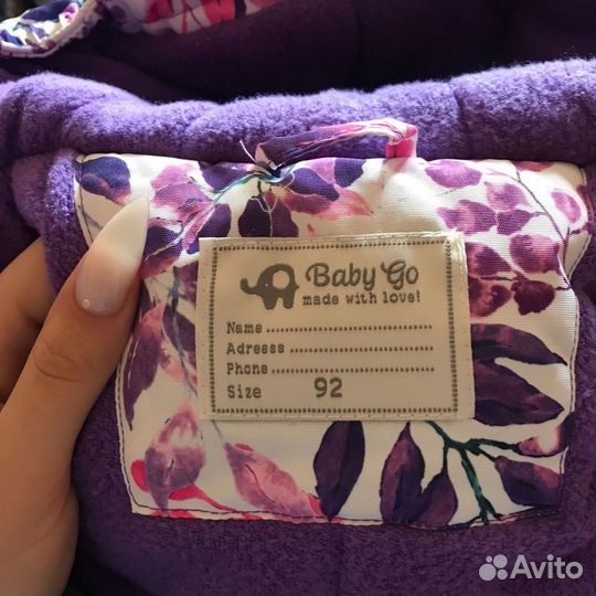 Комбинезон весна осень для девочки 92