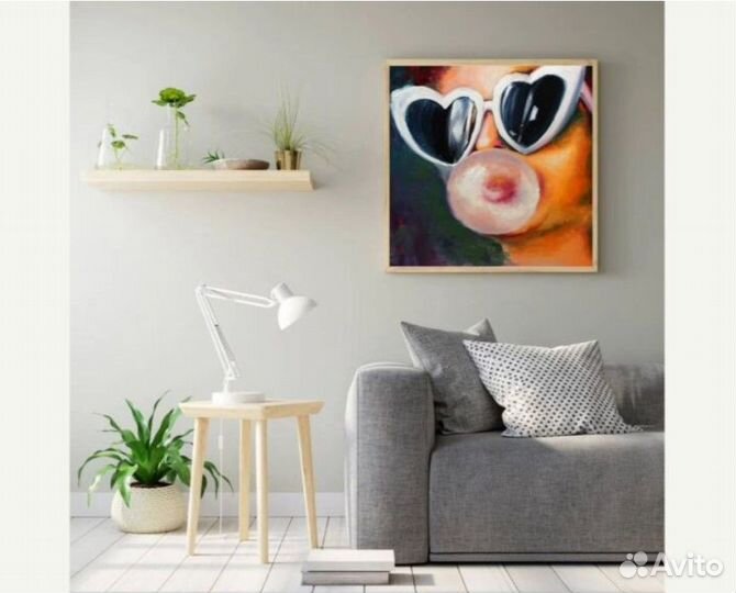 Картина с стиле поп арт 