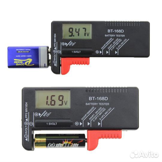 Тестер для элементов питания Орбита OT-INM36