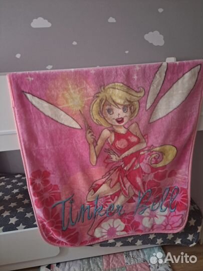 Тёплый Плед для девочки 100на135