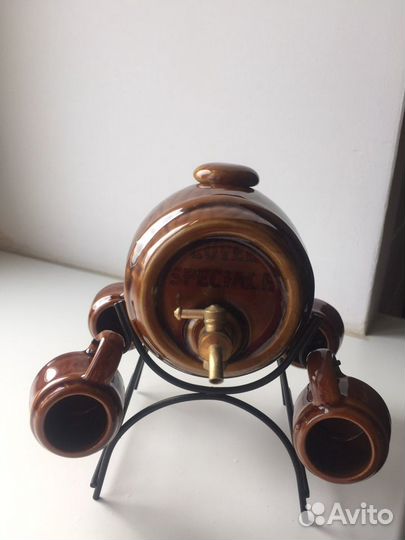 Набор для крепких напитков «Бочонок со стопками»