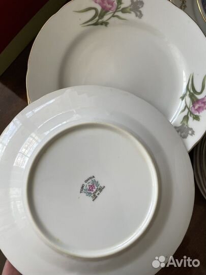 Тарелки СССР японский фарфор