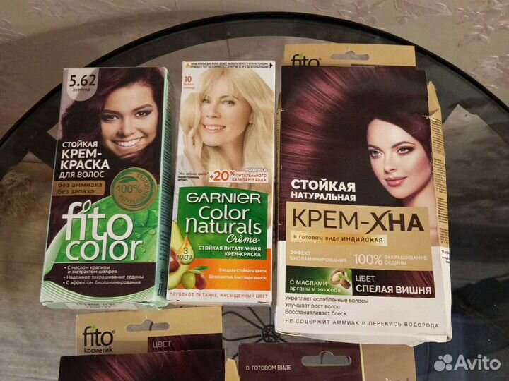 Крем-краска и крем-хна для волос. Одним лотом