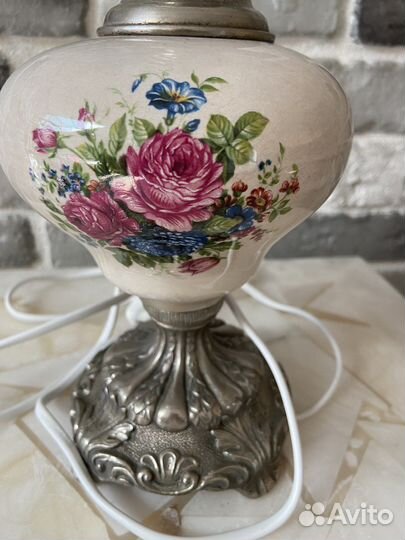 Настольная винтажная лампа