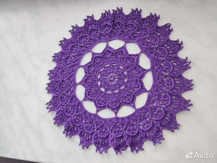 Салфетки вязаные крючком