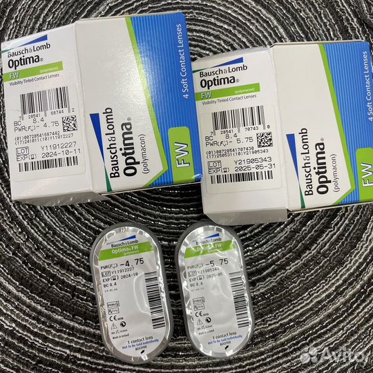 Линзы контактные optima