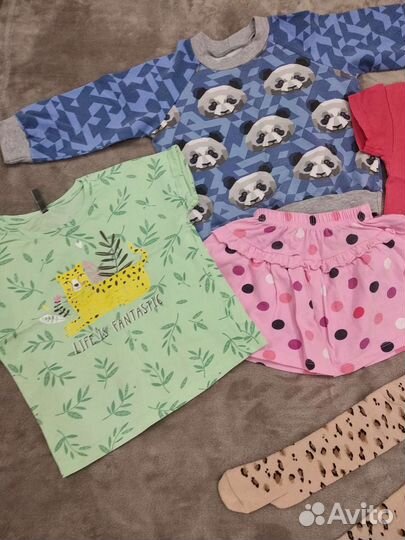 Детские вещи пакетом для девочек 98 104