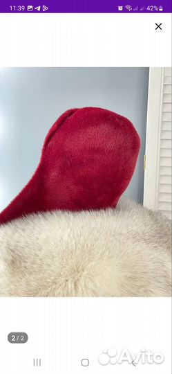 Ушанка женская зимняя пушистая