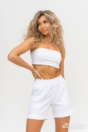 Шорты льняные р.42,44,46,48,50,52