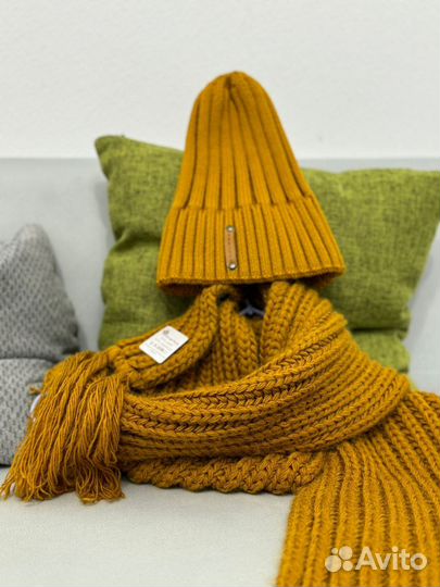 Комплект шапка шарф женский