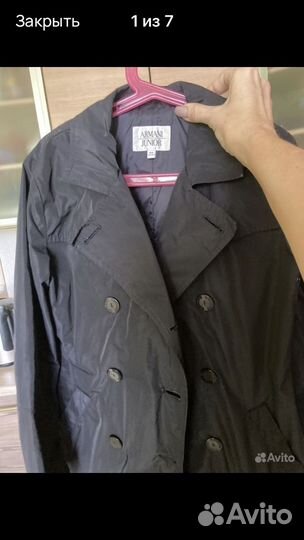 Плащ armani оригинал