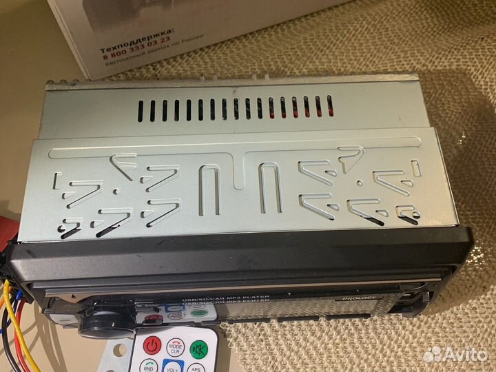 Автомагнитола Fm/sd/usb/bt ресивер Prology cmх-210