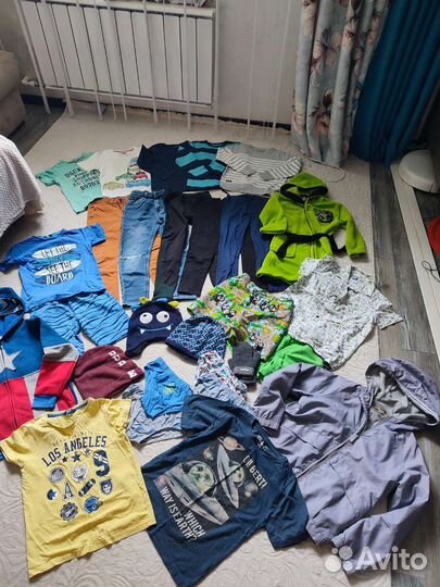 Детская одежда для мальчика (пакетом) 122/128
