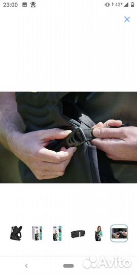 Переноска-кенгуру chicco easy fit black night (сли