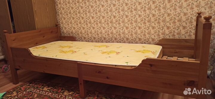 Детская кровать IKEA раздвижная лексвик