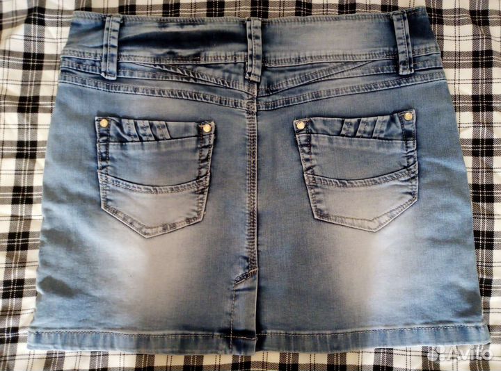 Юбка джинсовая