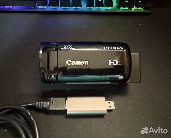 Вебкамера Canon Legria HF R606 с картой захвата объявление продам