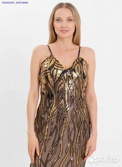 Новогоднее платье с пайетками (Арт.98220)