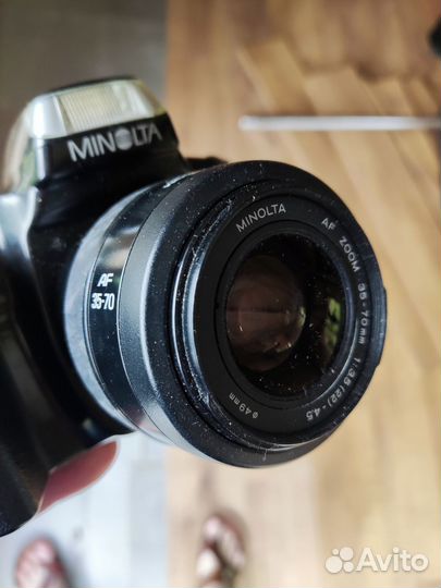 Пленочный фотоаппарат minolta с оптикой