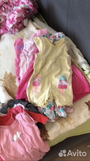 Коробка с вещами для девочки от 0 до 1.5