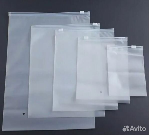 Пакеты zip lock с бегунком