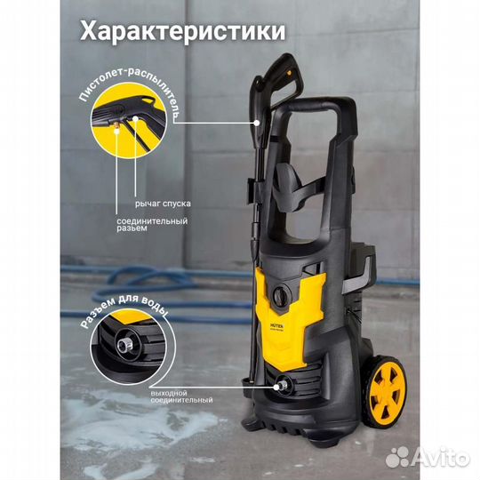 Профессиональная мойка высокого давления Huter M19