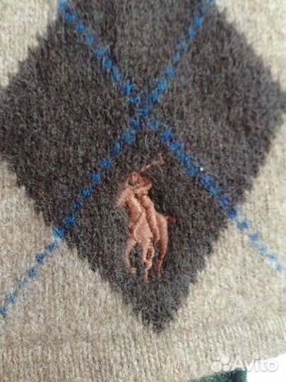 Шарф Polo Ralph Lauren овечья шерсть 100