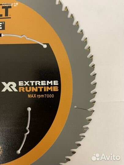 Диск пильный по дереву dewalt 255x30x80зуб extreme