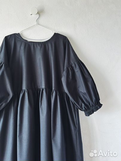 Платье свободного кроя из 100% хлопка премиум