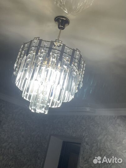 Люстра потолочная подвесная бу