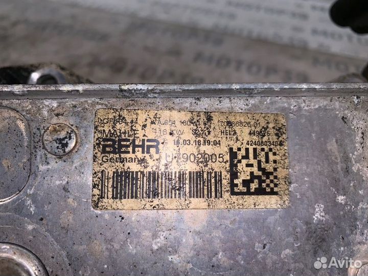 Корпус масляного фильтра с охладителем