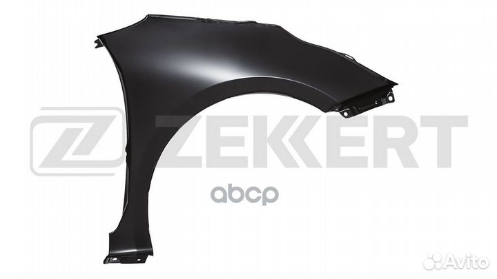 Крыло переднее левое Kia Ceed 12- без отв. под