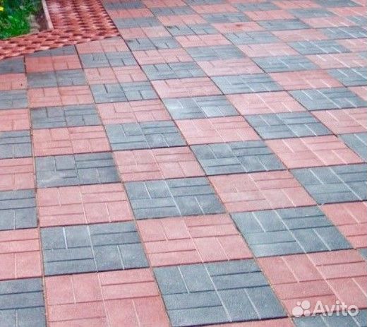 Тротуарная плитка 40х40х5 см от производителя